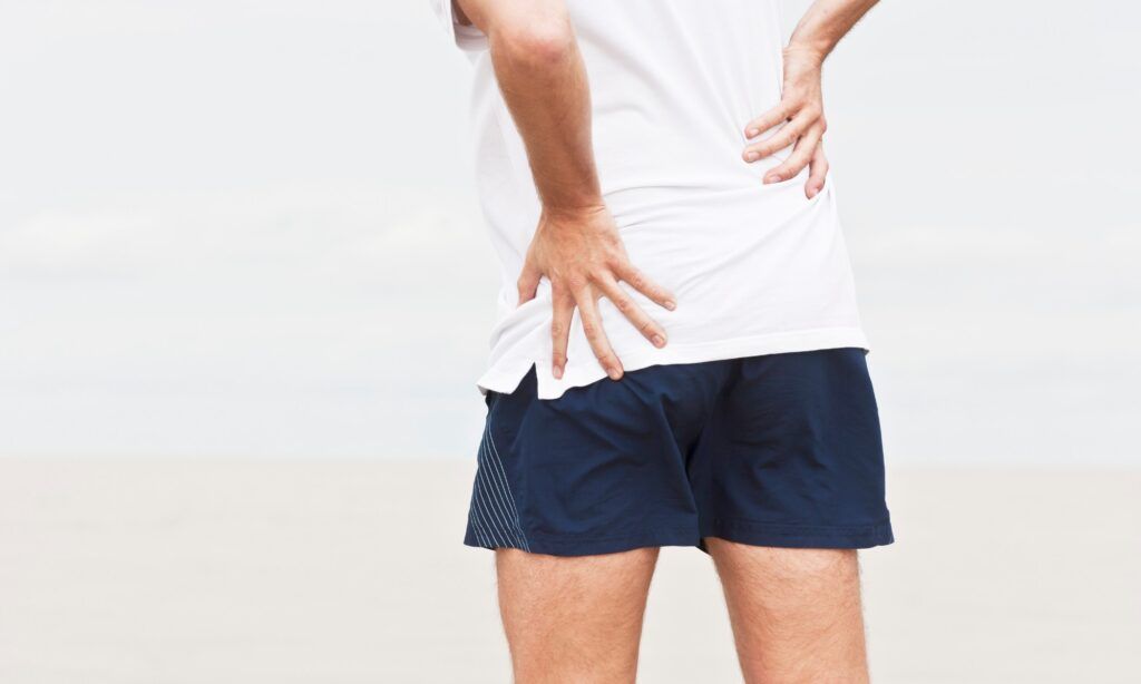 Hip Pain 1 Man Suffering from Hip Pain