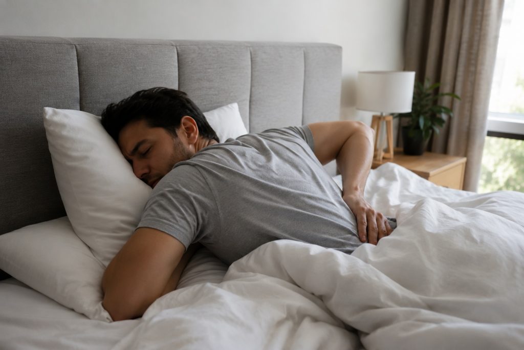 Optimal sleep positions for back and neck pain relief