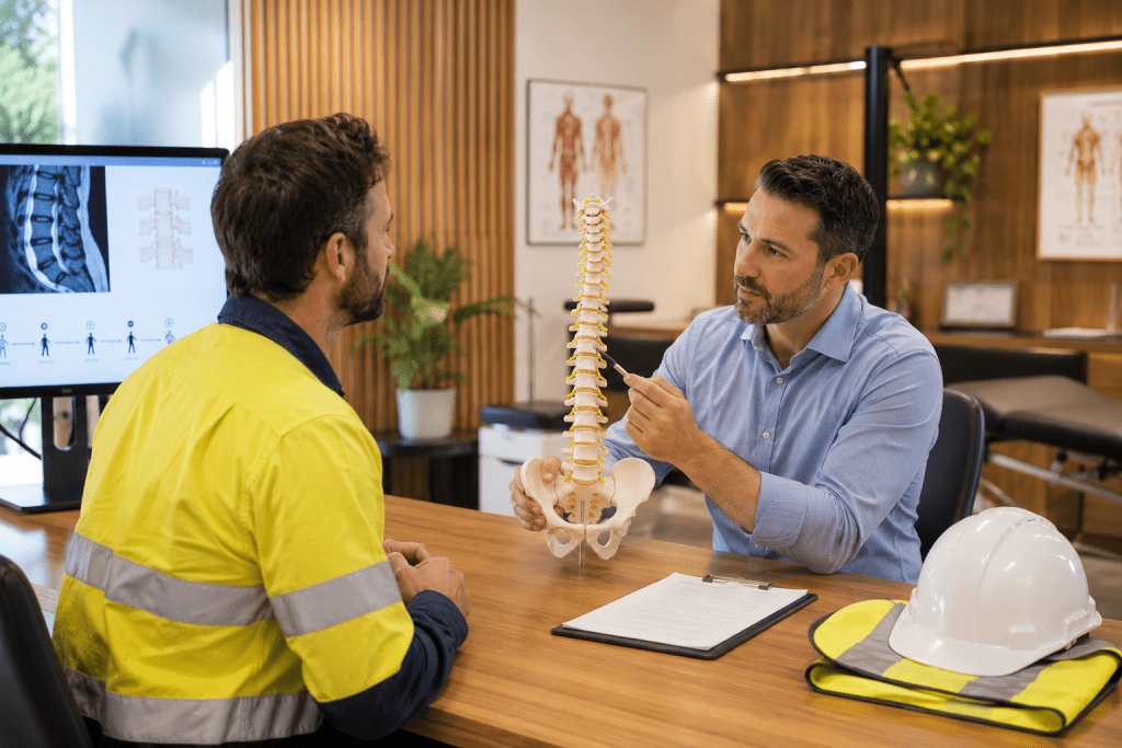 WorkCover Claims: Chiropractic Help for Sydney Workers 2 Chiropractic care session for a Sydney worker