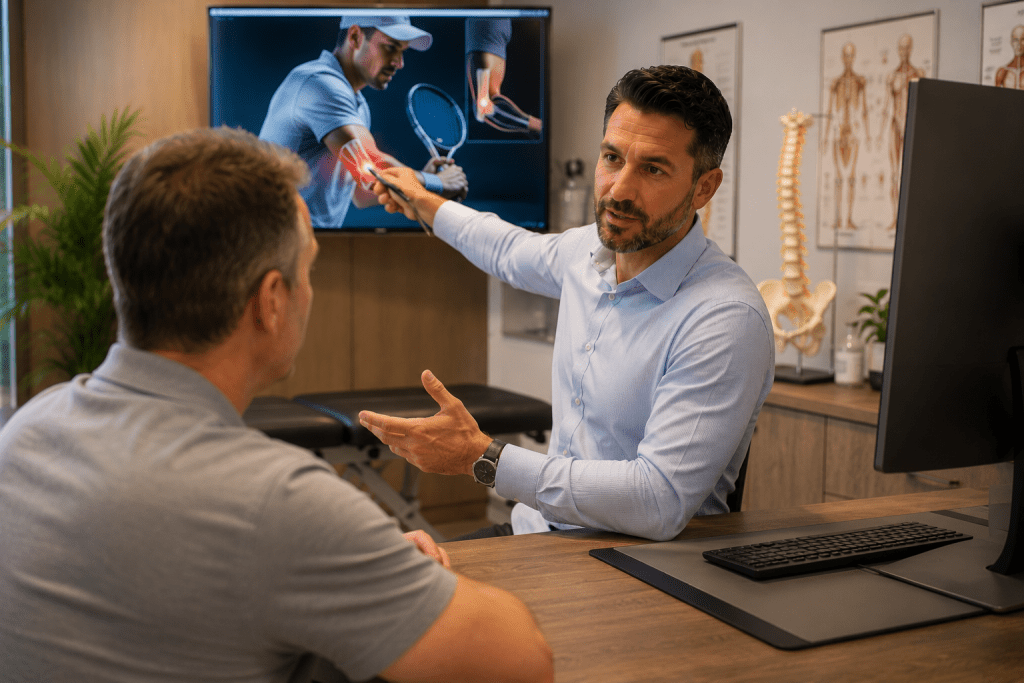 Tennis Elbow Treatment Options in Sydney 1 Expert tennis elbow treatment in Sydney by Spinal Care Chiropractic