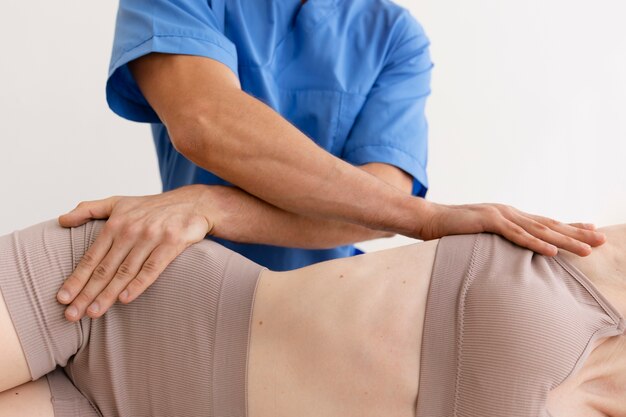 Chiropractic Care for Shift Workers in Australia 1 Patient receiving chiropractic care at Spinal Care Sydney