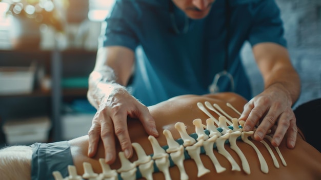 Chiropractic Care for Restless Leg Syndrome in Australia 2 Chiropractic spinal adjustment by Dr. George Hardas
